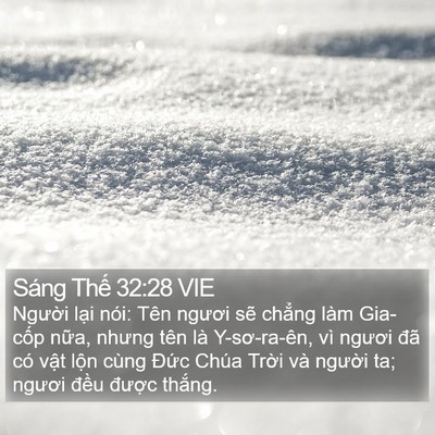 Sáng Thế 32:28 VIE Bible Verse Image