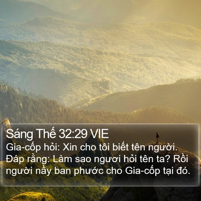 Sáng Thế 32:29 VIE Bible Verse Image