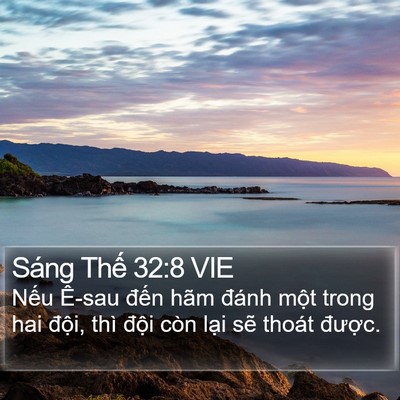 Sáng Thế 32:8 VIE Bible Verse Image