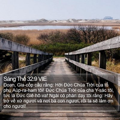 Sáng Thế 32:9 VIE Bible Verse Image