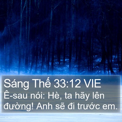 Sáng Thế 33:12 VIE Bible Verse Image