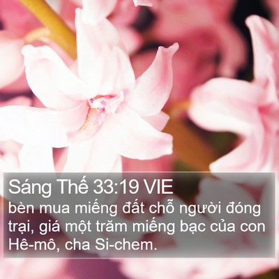 Sáng Thế 33:19 VIE Bible Verse Image