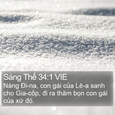 Sáng Thế 34:1 VIE Bible Verse Image