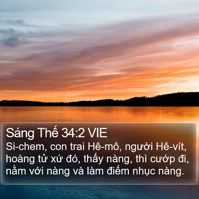 Sáng Thế 34:2 VIE Bible Verse Image