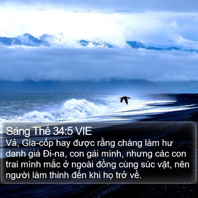 Sáng Thế 34:5 VIE Bible Verse Image