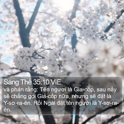 Sáng Thế 35:10 VIE Bible Verse Image