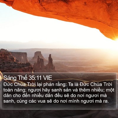 Sáng Thế 35:11 VIE Bible Verse Image