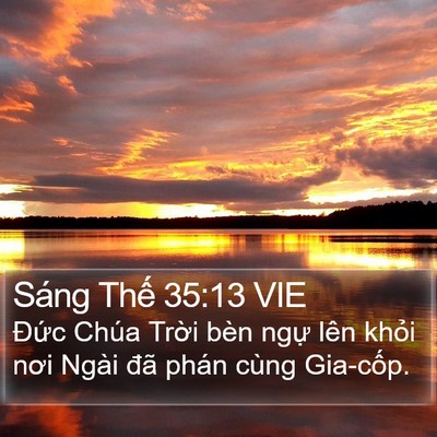 Sáng Thế 35:13 VIE Bible Verse Image