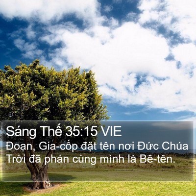 Sáng Thế 35:15 VIE Bible Verse Image