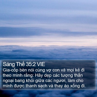 Sáng Thế 35:2 VIE Bible Verse Image