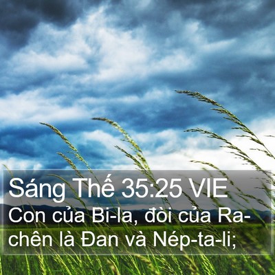 Sáng Thế 35:25 VIE Bible Verse Image