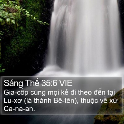 Sáng Thế 35:6 VIE Bible Verse Image