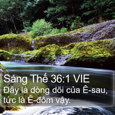 Sáng Thế 36:1 VIE Bible Verse Image