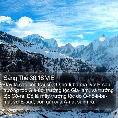 Sáng Thế 36:18 VIE Bible Verse Image