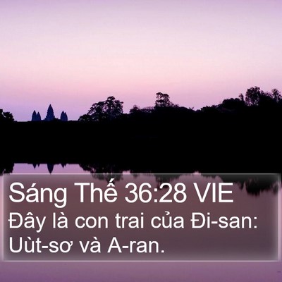 Sáng Thế 36:28 VIE Bible Verse Image