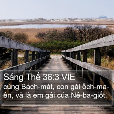 Sáng Thế 36:3 VIE Bible Verse Image