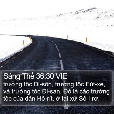 Sáng Thế 36:30 VIE Bible Verse Image