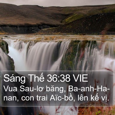 Sáng Thế 36:38 VIE Bible Verse Image