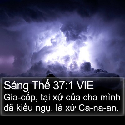 Sáng Thế 37:1 VIE Bible Verse Image