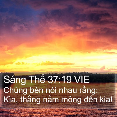 Sáng Thế 37:19 VIE Bible Verse Image