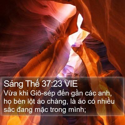Sáng Thế 37:23 VIE Bible Verse Image