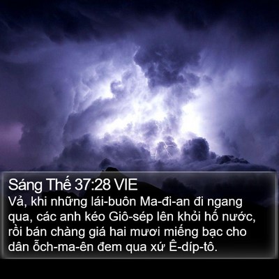 Sáng Thế 37:28 VIE Bible Verse Image