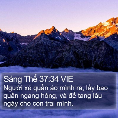Sáng Thế 37:34 VIE Bible Verse Image