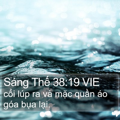 Sáng Thế 38:19 VIE Bible Verse Image