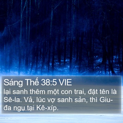 Sáng Thế 38:5 VIE Bible Verse Image