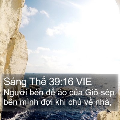 Sáng Thế 39:16 VIE Bible Verse Image