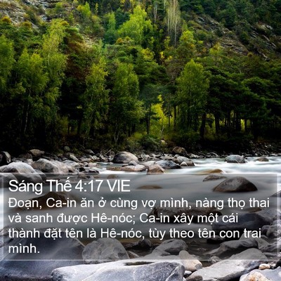 Sáng Thế 4:17 VIE Bible Verse Image