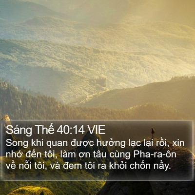 Sáng Thế 40:14 VIE Bible Verse Image