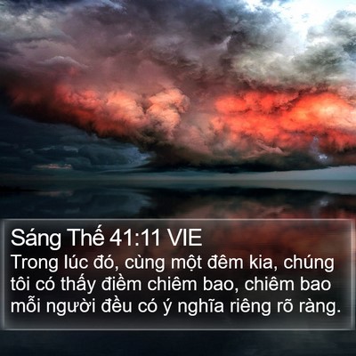 Sáng Thế 41:11 VIE Bible Verse Image