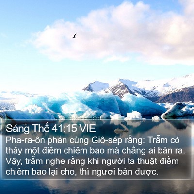 Sáng Thế 41:15 VIE Bible Verse Image