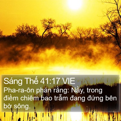 Sáng Thế 41:17 VIE Bible Verse Image