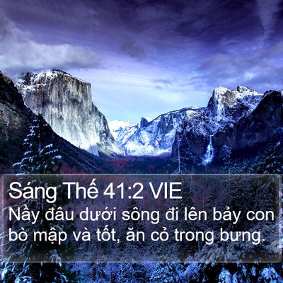 Sáng Thế 41:2 VIE Bible Verse Image