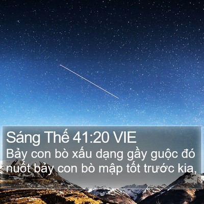 Sáng Thế 41:20 VIE Bible Verse Image