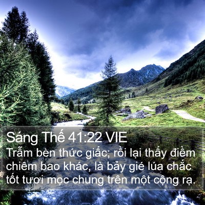 Sáng Thế 41:22 VIE Bible Verse Image