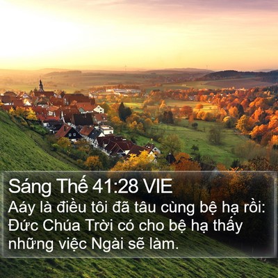 Sáng Thế 41:28 VIE Bible Verse Image