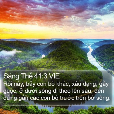 Sáng Thế 41:3 VIE Bible Verse Image