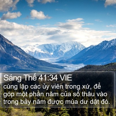 Sáng Thế 41:34 VIE Bible Verse Image