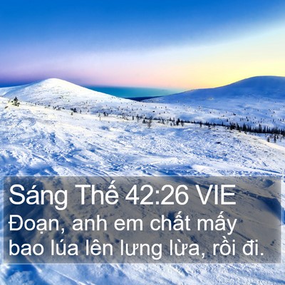 Sáng Thế 42:26 VIE Bible Verse Image