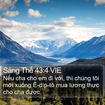 Sáng Thế 43:4 VIE Bible Verse Image