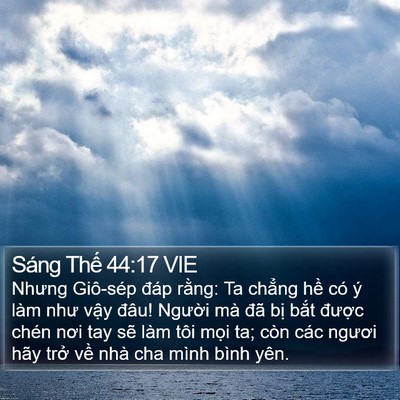 Sáng Thế 44:17 VIE Bible Verse Image