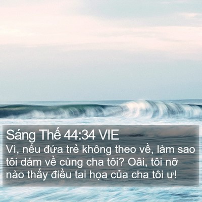 Sáng Thế 44:34 VIE Bible Verse Image