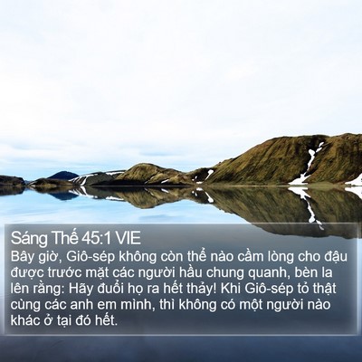 Sáng Thế 45:1 VIE Bible Verse Image