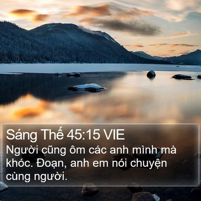 Sáng Thế 45:15 VIE Bible Verse Image