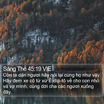 Sáng Thế 45:19 VIE Bible Verse Image