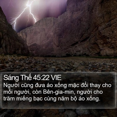 Sáng Thế 45:22 VIE Bible Verse Image
