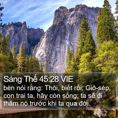 Sáng Thế 45:28 VIE Bible Verse Image